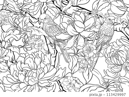 Seamless pattern, background. Vector illustration Seamless pattern, background. Vector illustration 113429997