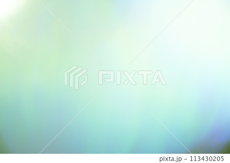 グリーンカラー系ミックスカラーファンタジーイメージ　(背景素材) 113430205