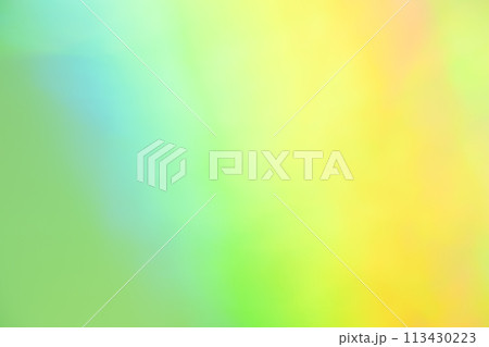 グリーンカラー系ミックスカラーファンタジーイメージ　(背景素材) 113430223