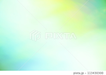 グリーンカラー系ミックスカラーファンタジーイメージ　(背景素材) 113430300