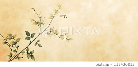 soft pastel color beige background, retro floral design soft pastel color beige background, retro floral design 113430813