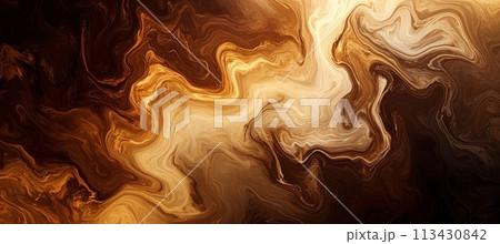 Earth brown color waves abstract background 113430842