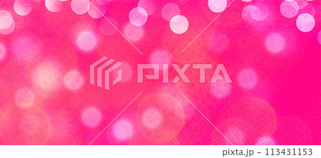 Pink widescreen bokeh background for Banner, Poster, ad, celebration, and various design works 113431153