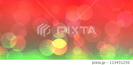 Red widescreen bokeh background for Banner, Poster, ad, celebration, and various design works 113431250