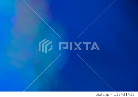ディープブルー系ミックスカラーファンタジーイメージ　(背景素材) 113431415