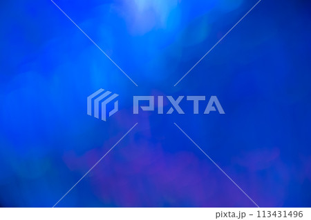 ディープブルー系ミックスカラーファンタジーイメージ　(背景素材) 113431496
