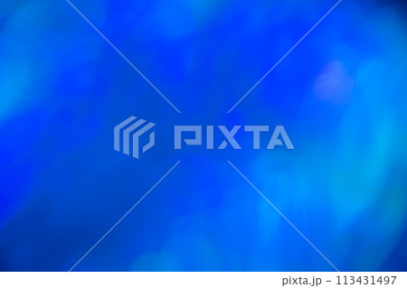 ディープブルー系ミックスカラーファンタジーイメージ　(背景素材) 113431497