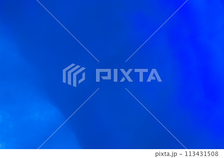 ディープブルー系ミックスカラーファンタジーイメージ　(背景素材) 113431508
