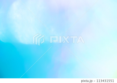 ブルー系ミックスカラーファンタジーイメージ　(背景素材) 113431551