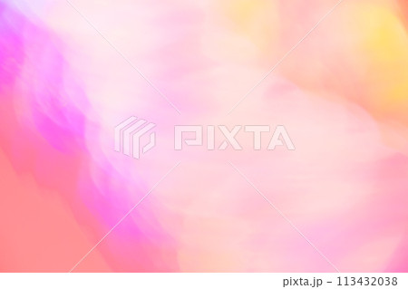 ピンクカラー系ミックスカラーファンタジーイメージ　(背景素材) 113432038