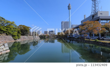 広島城裏御門からの景色1 113432409