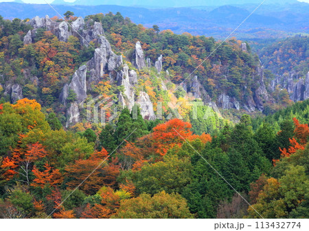 秋の耶馬渓（秋イメージ） 113432774