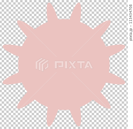 Weather icon sunny 113434708