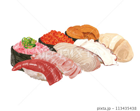 寿司セット（寿司下駄なし） 113435438