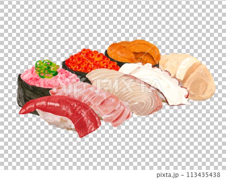 寿司セット（寿司下駄なし） 113435438