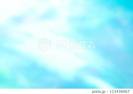 グリーンカラー系の動きのあるイメージ　(背景素材) 113436067