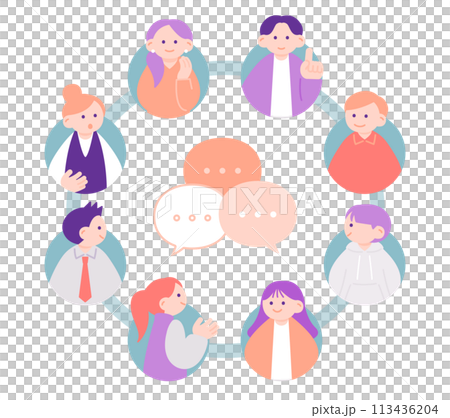 溝通的插圖 113436204