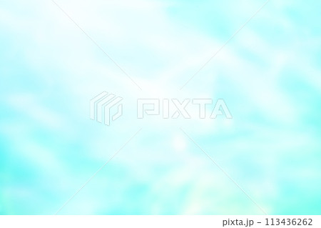 ライトグリーンカラー系動きのあるイメージ　(背景素材) 113436262