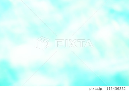 ライトグリーンカラー系動きのあるイメージ　(背景素材) 113436282