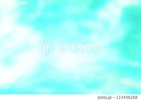 ライトグリーンカラー系動きのあるイメージ　(背景素材) 113436288
