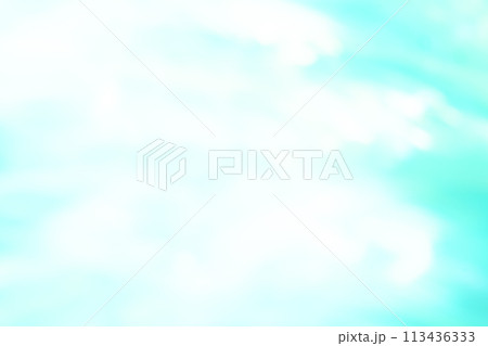 ライトグリーンカラー系動きのあるイメージ (背景素材) ライトグリーンカラー系動きのあるイメージ (背景素材) 113436333