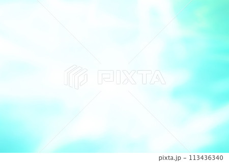 ライトグリーンカラー系動きのあるイメージ　(背景素材) 113436340