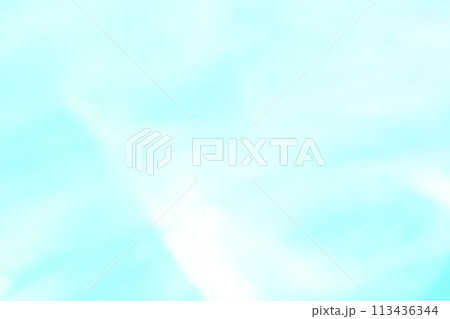 ライトグリーンカラー系動きのあるイメージ　(背景素材) 113436344