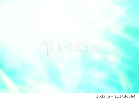 ライトグリーンカラー系動きのあるイメージ (背景素材) ライトグリーンカラー系動きのあるイメージ (背景素材) 113436364