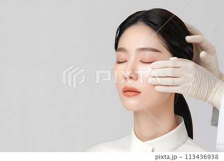 美肌、美容整形のイメージ　AI 113436938
