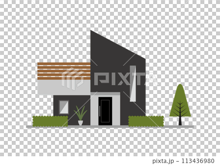 広いベランダのある家 113436980