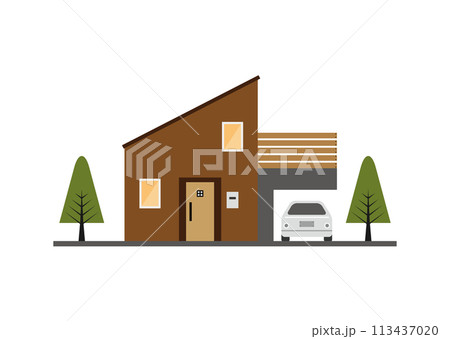 シンプルな戸建て 113437020