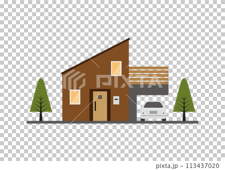 シンプルな戸建て 113437020