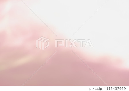 ライトオレンジカラー系動きのあるイメージ　(背景素材) 113437469