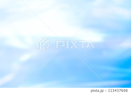 ブルーカラー系動きのあるイメージ　(背景素材) 113437698