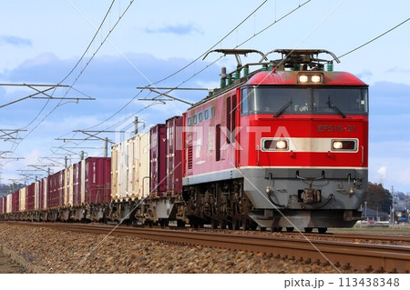 JR貨物】EF510形〜ECO-POWER レッドサンダー〜（北陸本線：芦原温泉