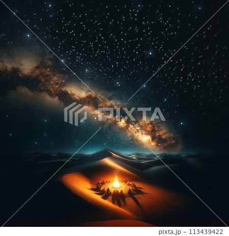 Starry Desert Night / 星降る砂漠の夜 113439422