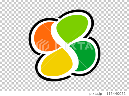 Illustration of elderly driver sign (elderly driver mark) 113440031