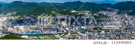 稲佐山展望台からの眺め　パノラマ　【長崎市】 113440065