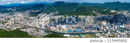 稲佐山展望台からの眺め パノラマ 【長崎市】 稲佐山展望台からの眺め パノラマ 【長崎市】 113440068