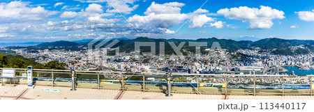 稲佐山展望台からの眺め パノラマ 【長崎市】 稲佐山展望台からの眺め パノラマ 【長崎市】 113440117