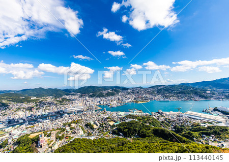 稲佐山展望台からの眺め　【長崎市】 113440145