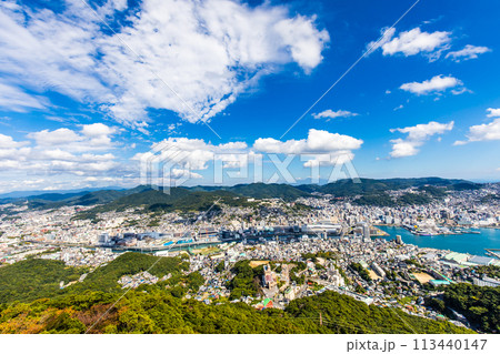 稲佐山展望台からの眺め　【長崎市】 113440147