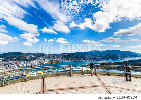 稲佐山展望台からの眺め　【長崎市】 113440174