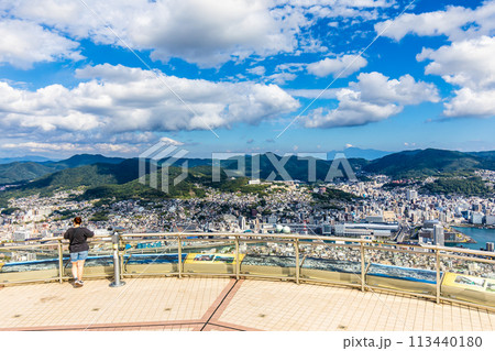 稲佐山展望台からの眺め 【長崎市】 稲佐山展望台からの眺め 【長崎市】 113440180