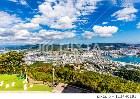 稲佐山展望台からの眺め　【長崎市】 113440193