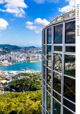 稲佐山展望台からの眺め　【長崎市】 113440195