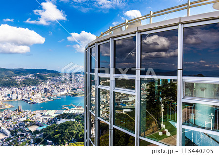 稲佐山展望台からの眺め 【長崎市】 稲佐山展望台からの眺め 【長崎市】 113440205