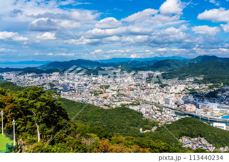 稲佐山展望台からの眺め　【長崎市】 113440234