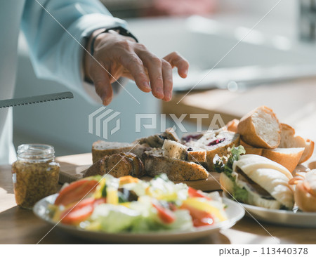 a forty-something woman a forty-something woman 113440378