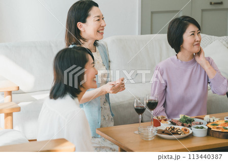 a forty-something woman a forty-something woman 113440387